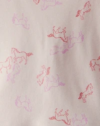 Girls Horse Print Dress