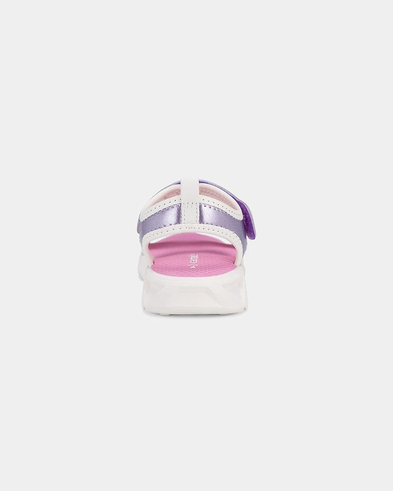 Toddler Girl Rainbow Light-Up Sandals