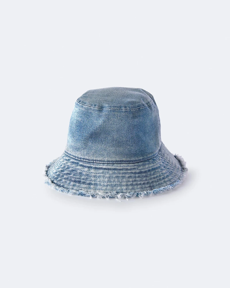 Toddler Denim Bucket Hat - Light Wash