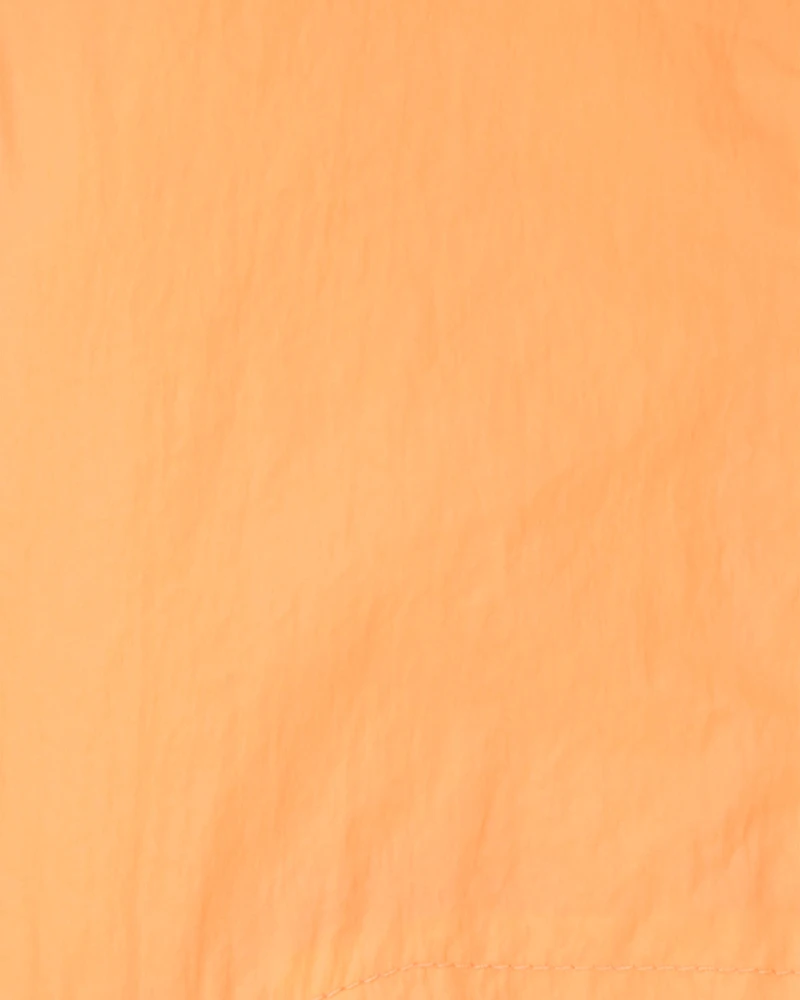 Toddler Girl Midweight Athletic Jacket - Orange