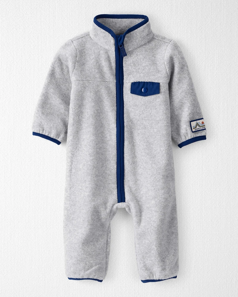 Baby Recycled Microfleece Jumpsuit
