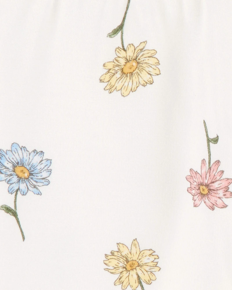 Baby Girl 2-Pack PurelySoft Pull-On Pants - Pink/Ivory