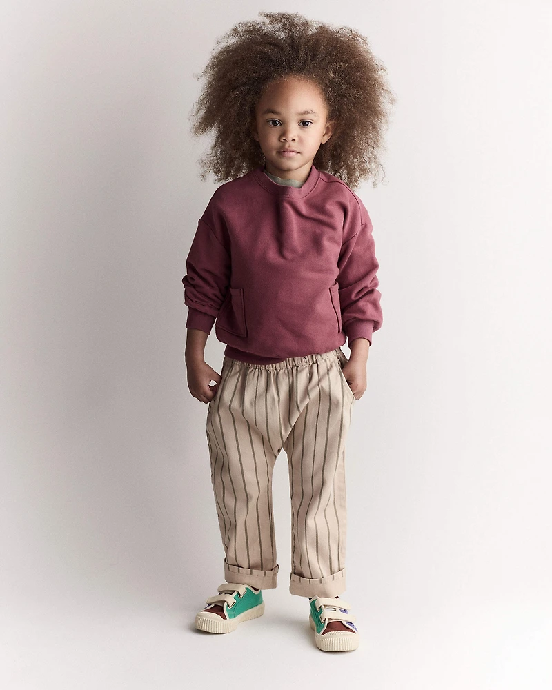 Toddler Otter Sweatshirt™ with Pockets - Burgundy