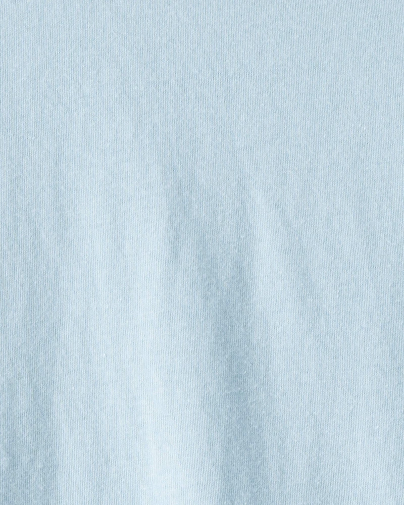 Girls Pocket Tee - Blue