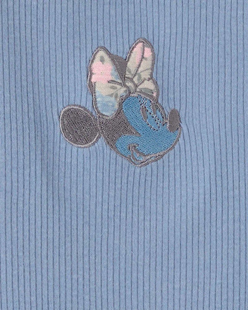 Baby Girl 2-Piece Disney© Minnie Mouse Top & Skort Set - Blue