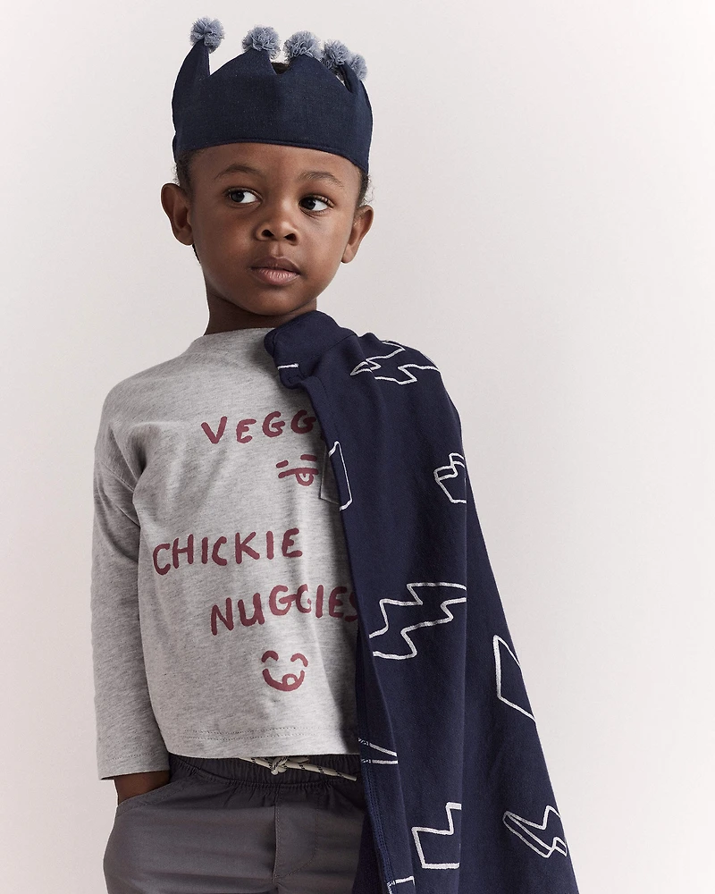 Toddler Lightening Bolt Dress Up Cape - Navy