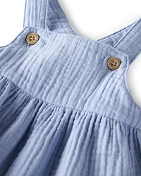 Baby Girl 2-Piece Organic Cotton Jumper Set