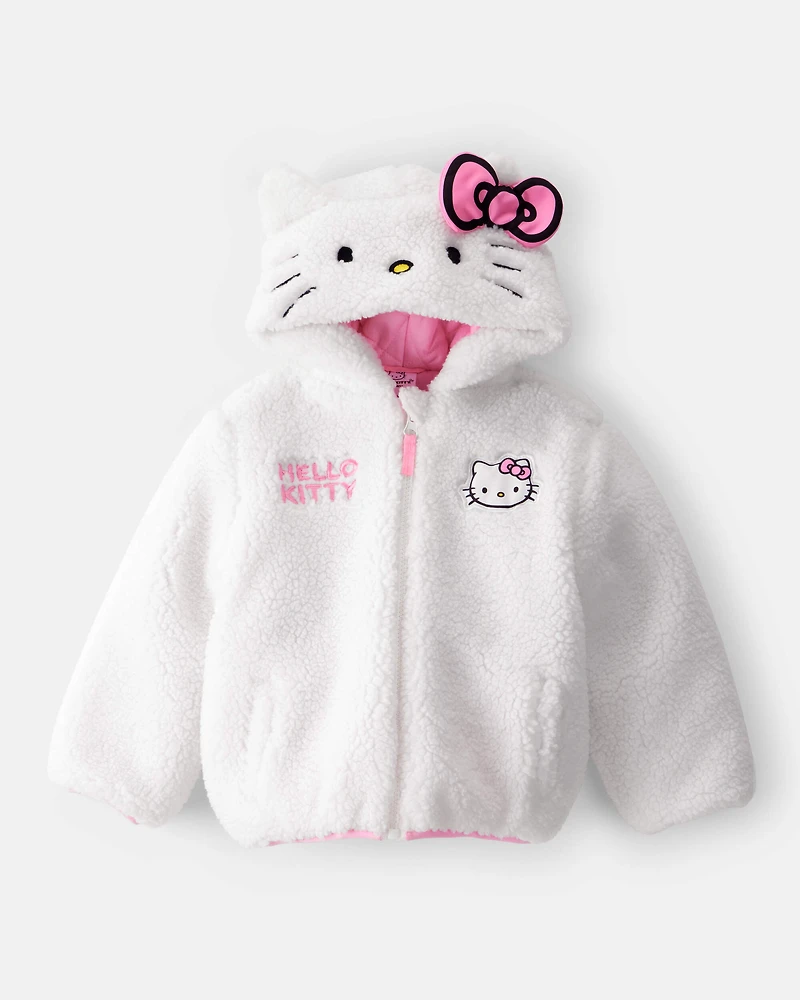 Toddler Hello Kitty Bomber Fashion Jacket - White