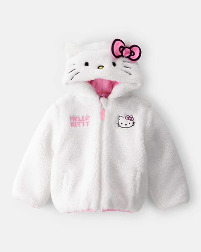 Toddler Hello Kitty Bomber Fashion Jacket - White