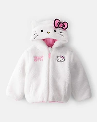 Toddler Hello Kitty Bomber Fashion Jacket - White