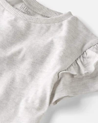 Toddler Girl 3-Pack Organic Cotton Flutter T-Shirts