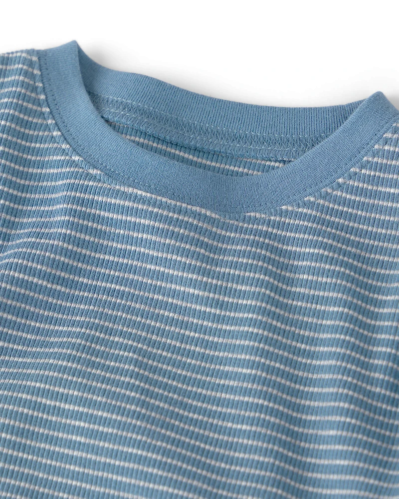 Toddler 2-Piece Organic Cotton Ribbed Pyjama