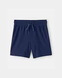 Toddler Boy Mesh Active Shorts - Blue