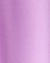Girls Metallic Heart Pull-On Stretch Cozy Leggings - Purple