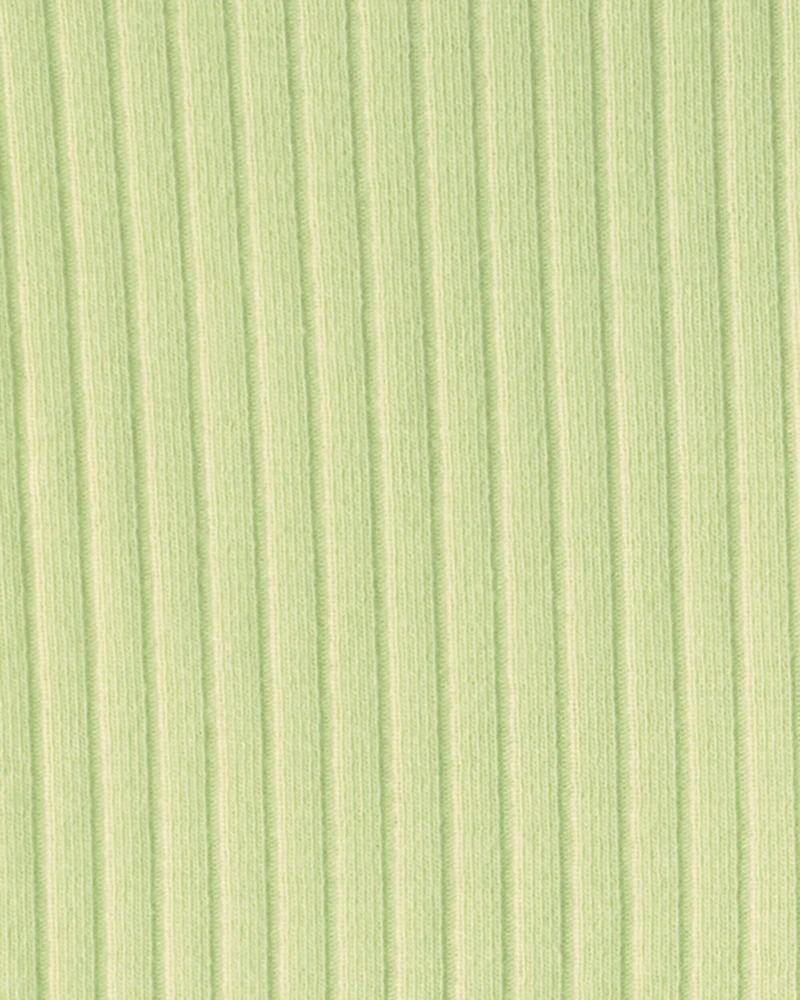 Toddler Girl Ribbed Bike Shorts - Green