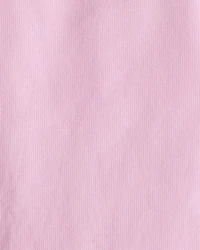 Girls Corduroy Dress Set - Pink/Ivory