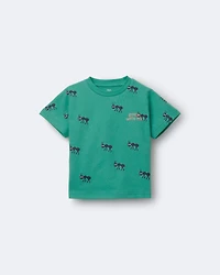 Toddler Boy Stick With Me' Dolman Tee - Dark Green