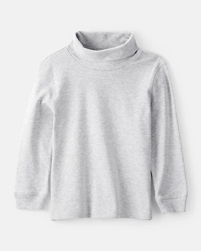 Boys Long-Sleeve Turtleneck - Grey