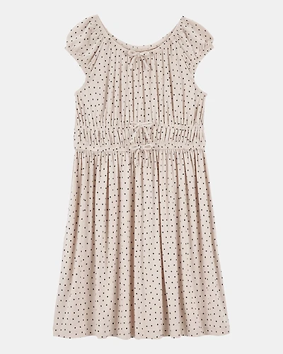 Kid Polka Dot Viscose Dress