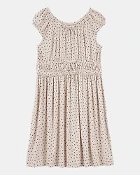 Kid Polka Dot Viscose Dress