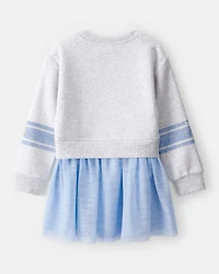 Girls Disney© Lilo & Stitch Long-Sleeve Dress - Blue