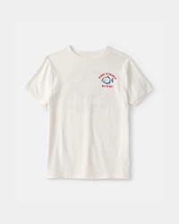 Boys Piranha Graphic Tee - Ivory