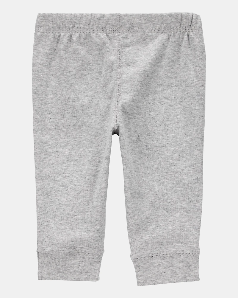 Baby 4-Pack Pull-On Pants - Grey/Cream
