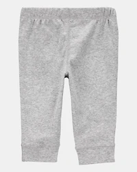 Baby 4-Pack Pull-On Pants - Grey/Cream