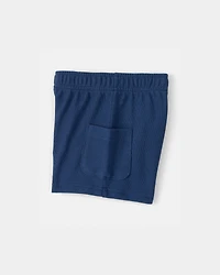 Toddler Boy 2-Piece Car Top & Short Set - Blue