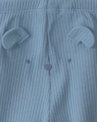 Baby Boy 3-Piece Dog Bodysuit & Pant Set - Blue/Grey