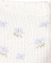 Baby Girl 6-Pack Floral Ruffle Booties