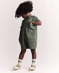 Toddler Day Out™ Romper - Olive