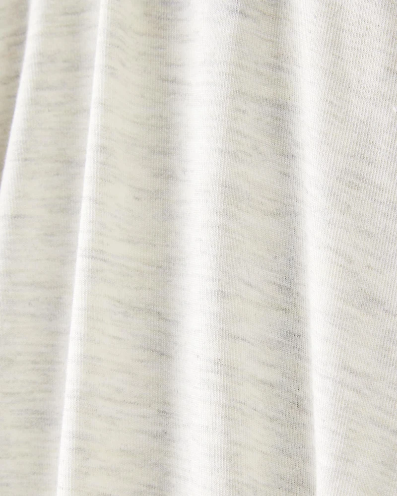 Baby Solid 2-Way Zip PurelySoft Sleeper Pyjamas - Grey