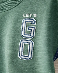 Baby 2-Piece French Terry Sweatshirt & Pull-On Jogger Set