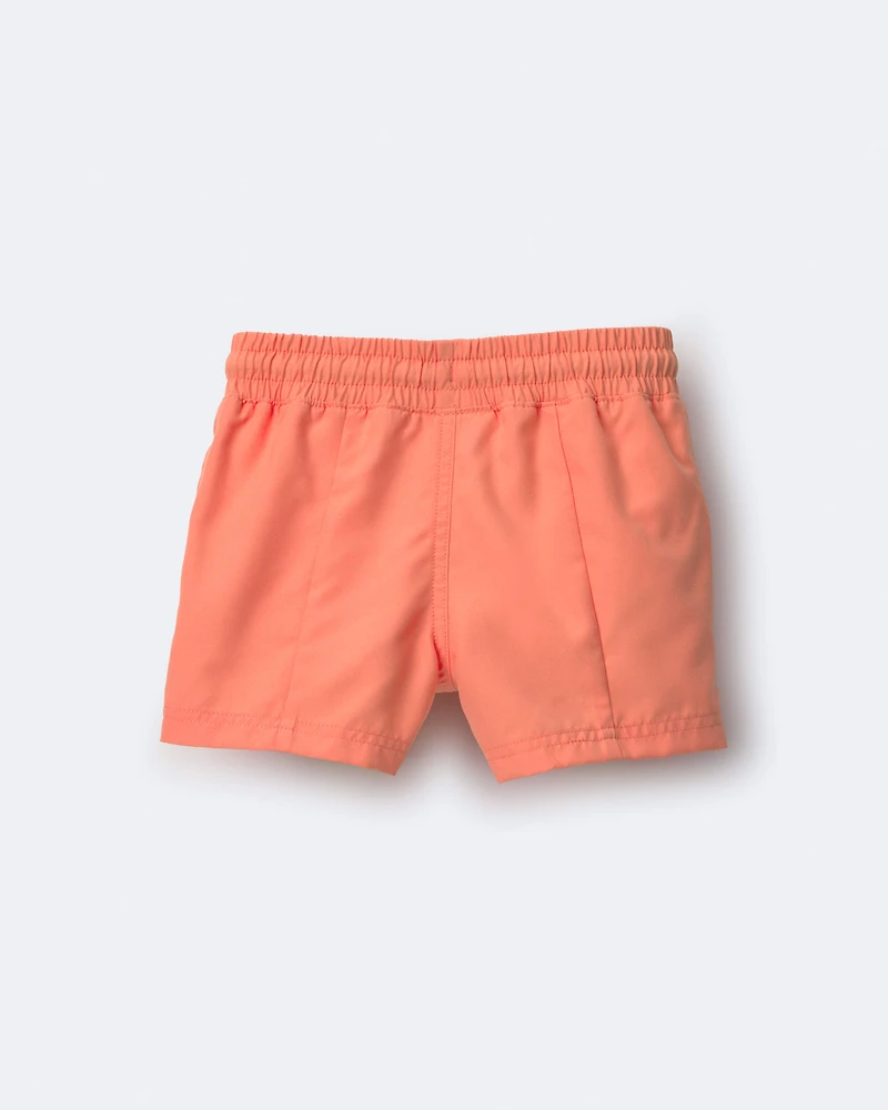 Toddler Boy Swim Trunks - Orange