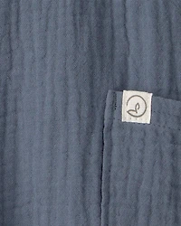 Baby Organic Cotton Gauze Overalls