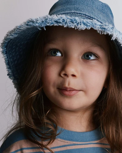 Toddler Denim Bucket Hat - Light Wash