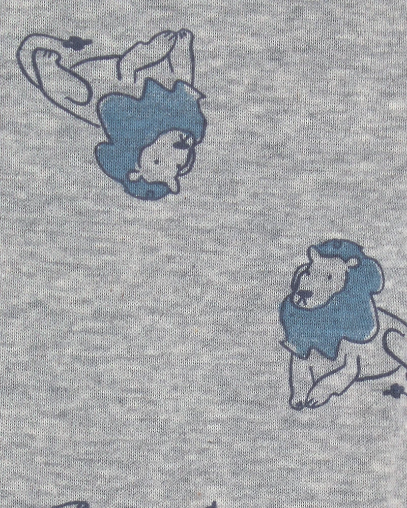 Baby Boy 4-Piece Lion Top & Pant Set