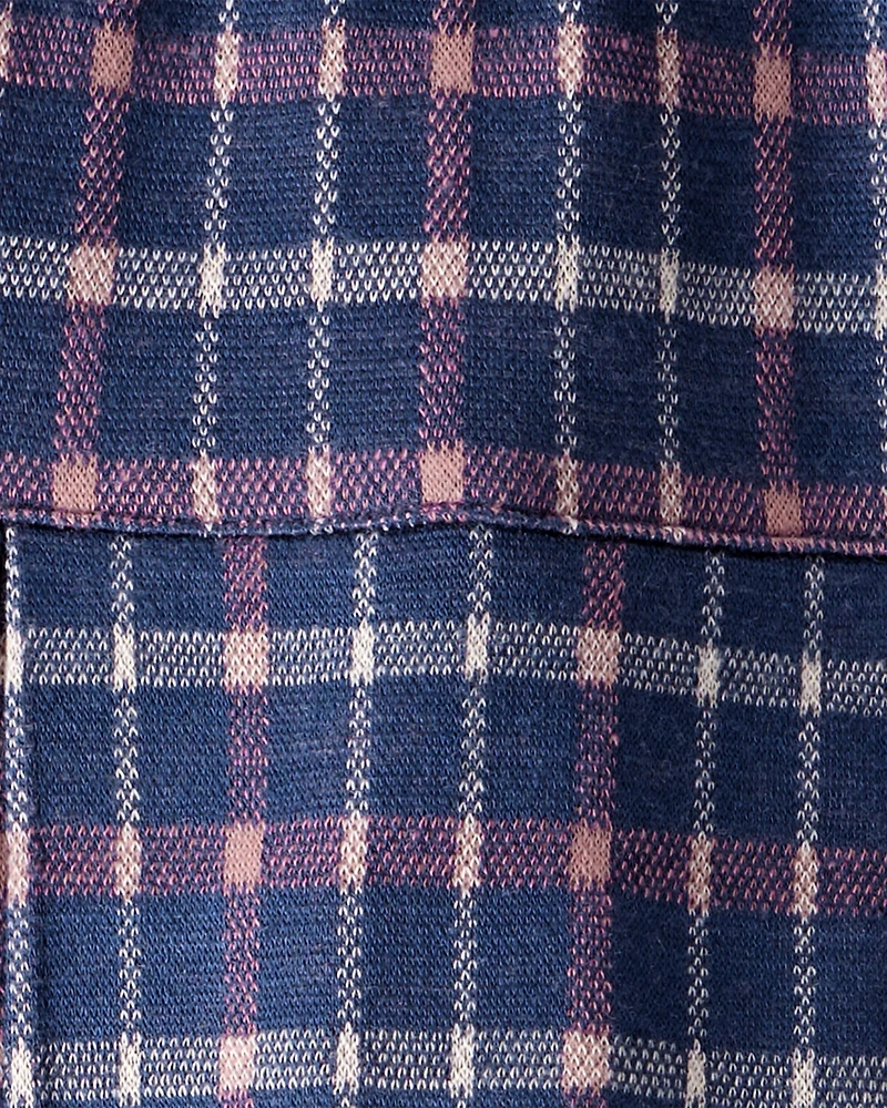Girls Plaid Pull-On Skort