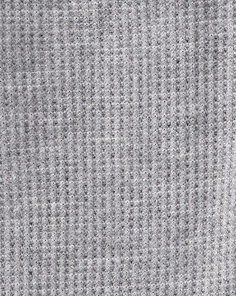 Baby Boy PurelySoft Long-Sleeve 2-Way Zip 1-Piece pyjamas - Grey