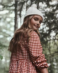 Toddler Organic Cotton Cable Knit Hat