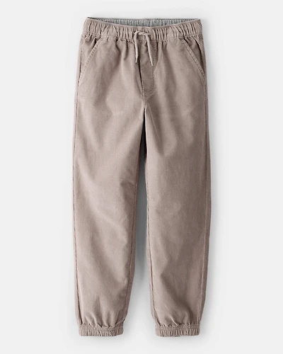 Boys Corduroy Joggers - Grey