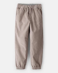 Boys Corduroy Joggers - Grey