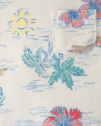 Baby Boy 3-Piece Solid Short-Sleeve Top & Short Set