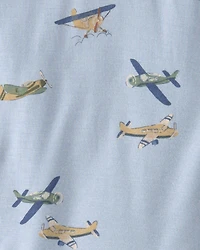 Baby Boy 2-Pack Plane PurelySoft Bodysuits - Blue