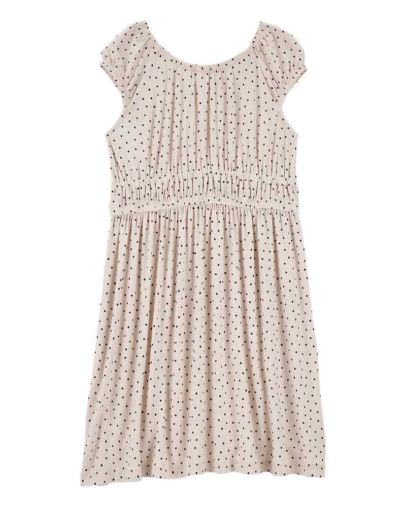 Kid Polka Dot Viscose Dress
