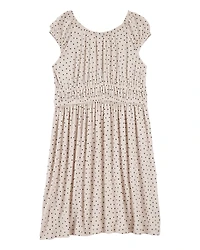 Kid Polka Dot Viscose Dress