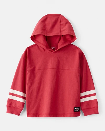 Toddler Boy Hooded Top - Red