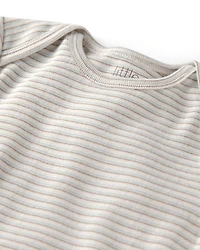 Baby 3-Pack Dogs Short-Sleeve Multipack Bodysuits - White