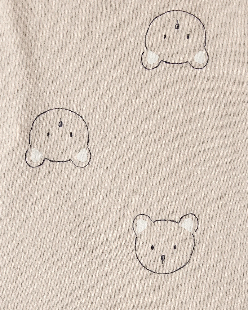 Baby Boy 5-Pack Dog Print Multipack Bodysuits - Blue/White/Navy/Brown